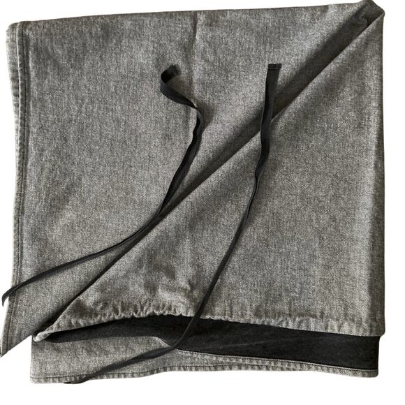 Vintage MM6 Maison Margiela Gray Denim Skirt Wrap Late 90s Early Y2K, Rare! - Picture 5 of 10